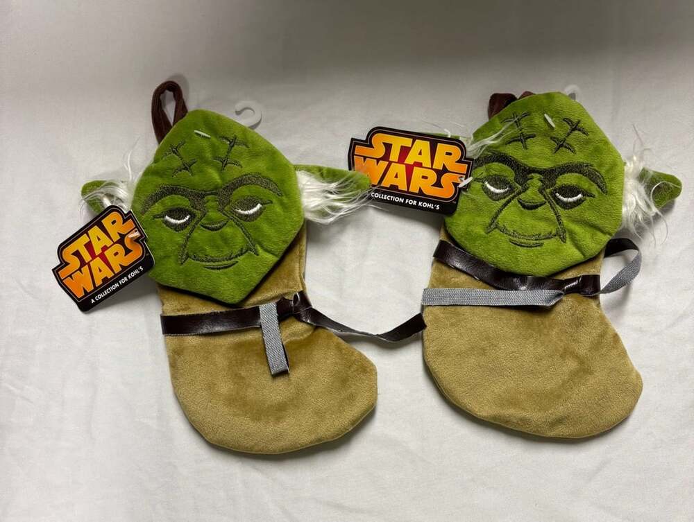 Star Wars Yoda Mini Licensed Holiday Stocking Collection for Kohl's